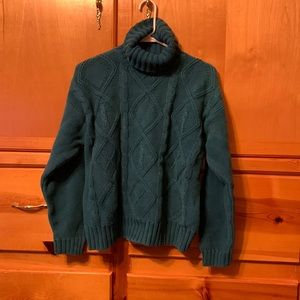 Vintage Princeton club sweater turtleneck size Large